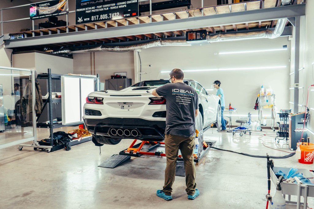 Ideal Detailing Solutions shop floor, Fort Worth